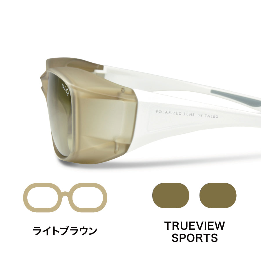 EMCオーバーグラス［テンプル/ホワイト］ -TRUEVIEW SPORTS – TALEX online store