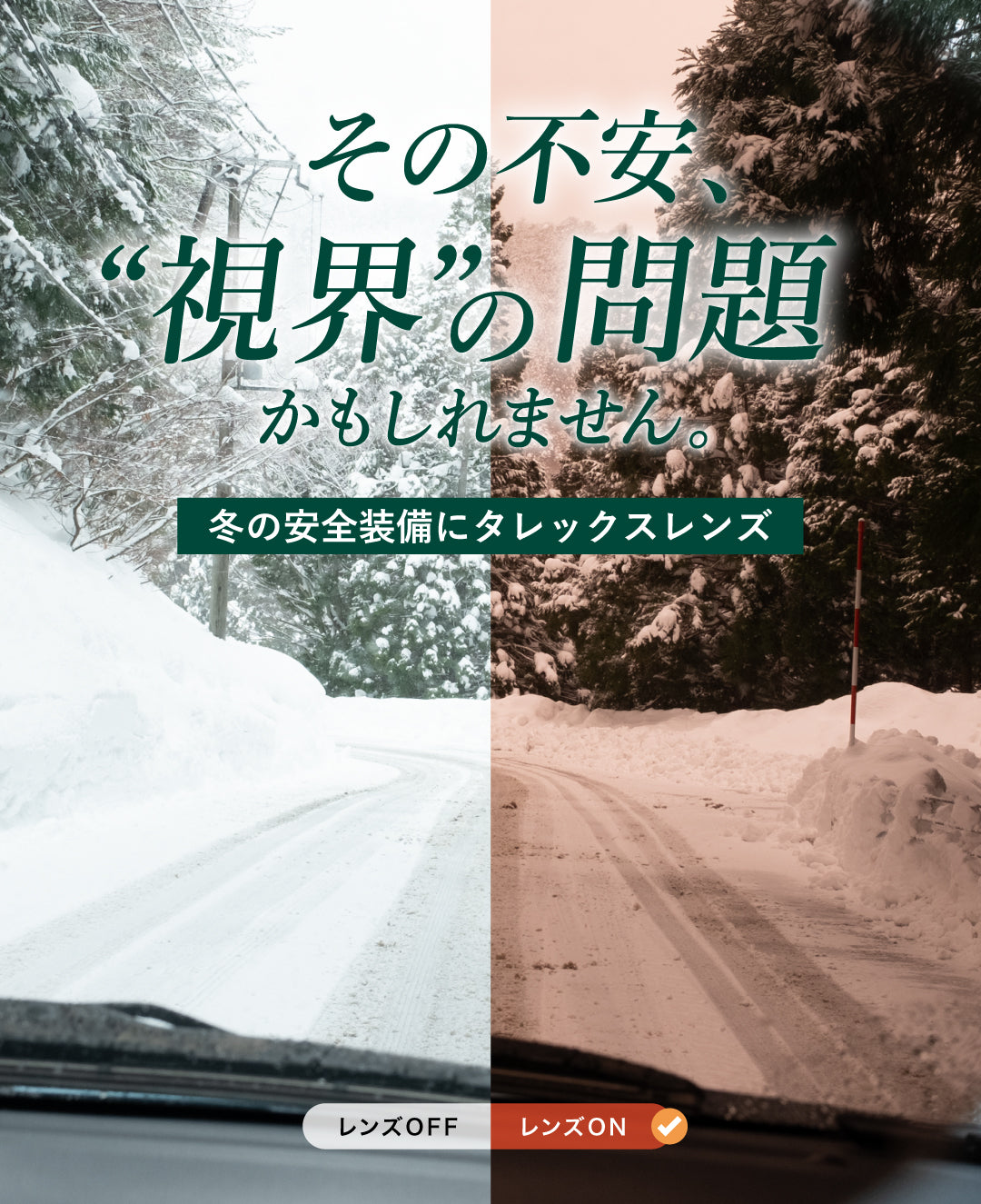 TALEX online store ［雪道運転］DRIVING SNOW