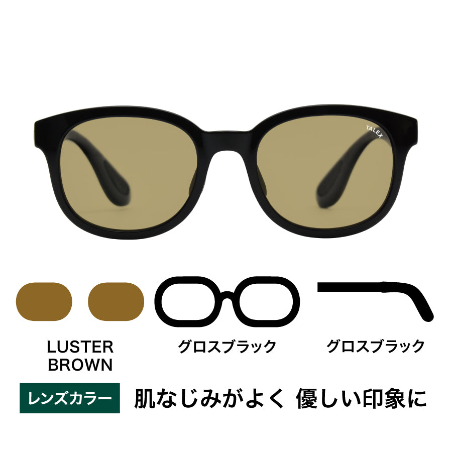 OZNIS FLAT 03 偏光 サングラス TALEX FLAT03 MAT BLACK TRUE VIEW - OZNIS