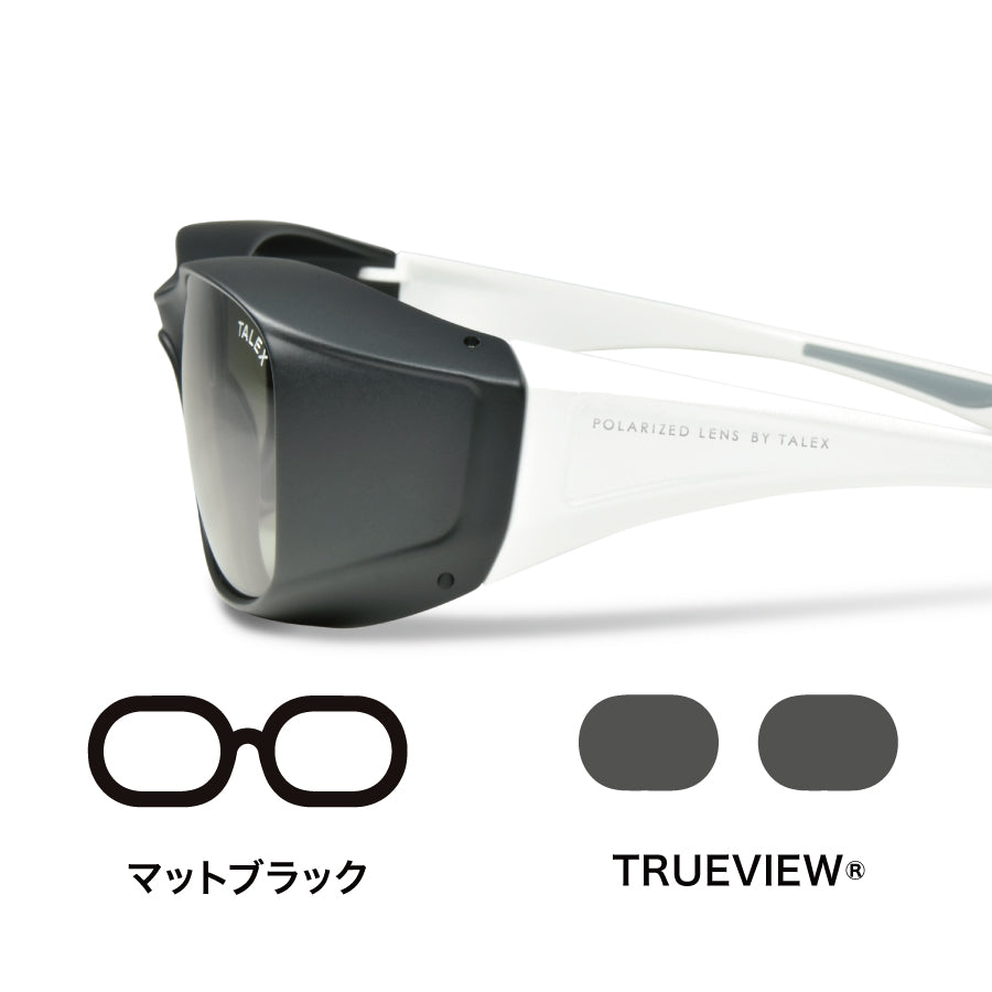 EMCオーバーグラス［テンプル/ホワイト］ -TRUEVIEW® – TALEX online store